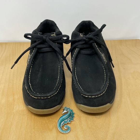 LUGZ Black Leather Chukka Boots Size 9 - Picture 2 of 10